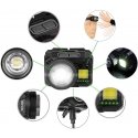 Headlight headlight zoom hybrid head power XPG3 + COB VA0098 VAYOX Headlight headlight zoom hybrid head power XPG3 + COB VA0098 VAYOX