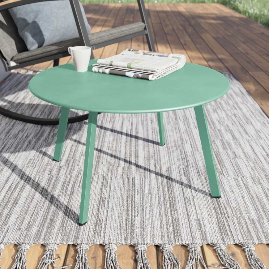 Garden table Olivier 70 cm mint color PATIO