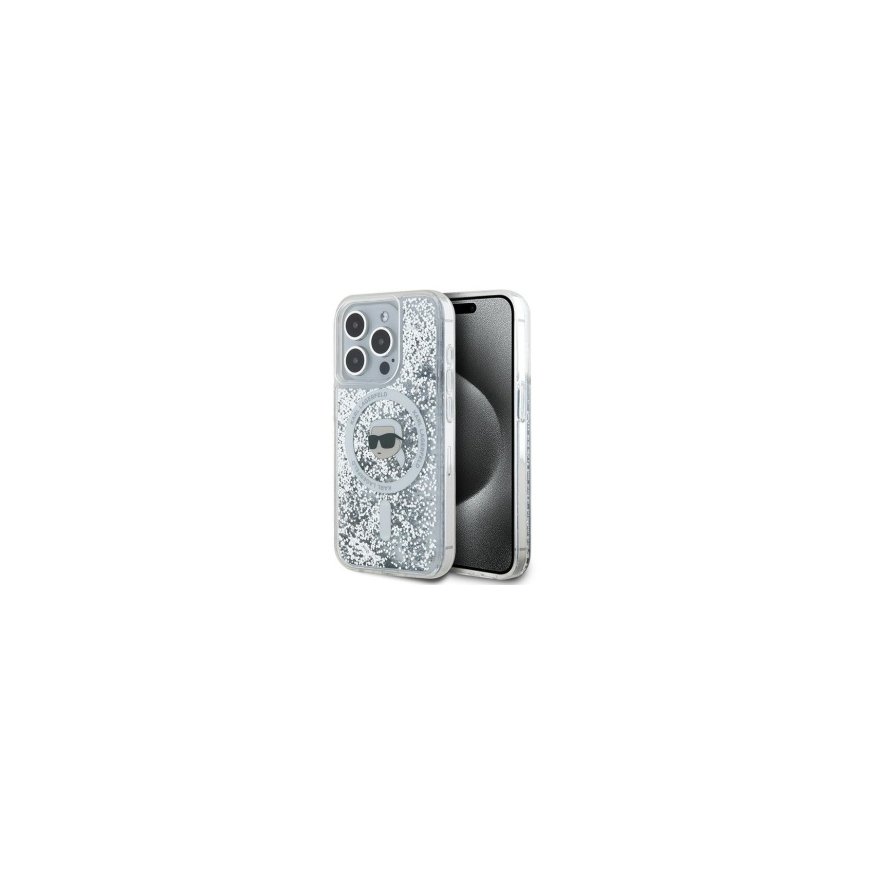 Karl Lagerfeld KLHMP15XLGKISGH Back Case for Apple iPhone 15 Pro Max