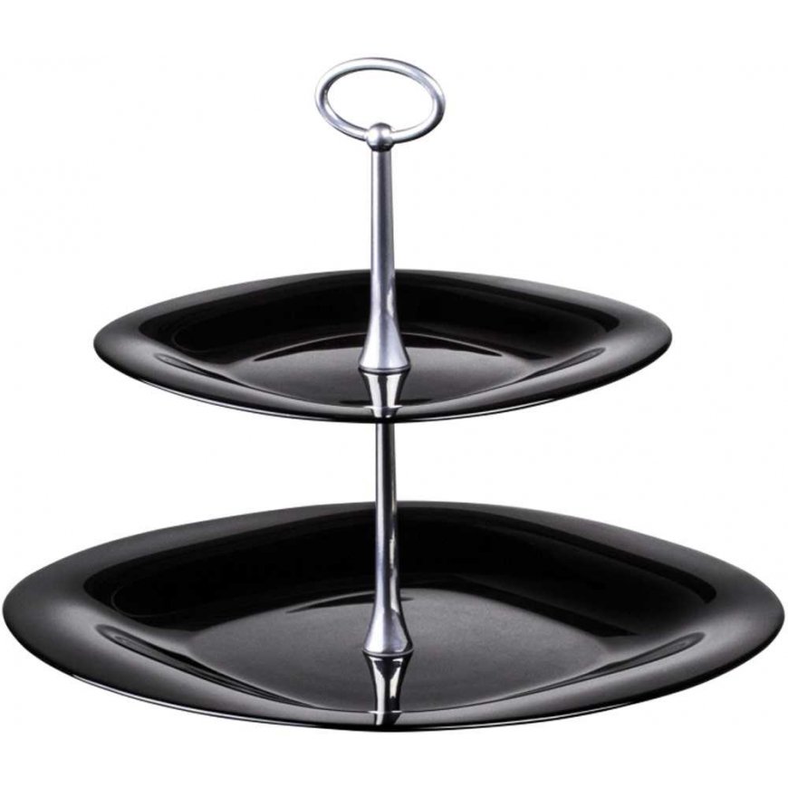Dajar Cake dwupoziomowa Carine 28 cm black LUMINARC
