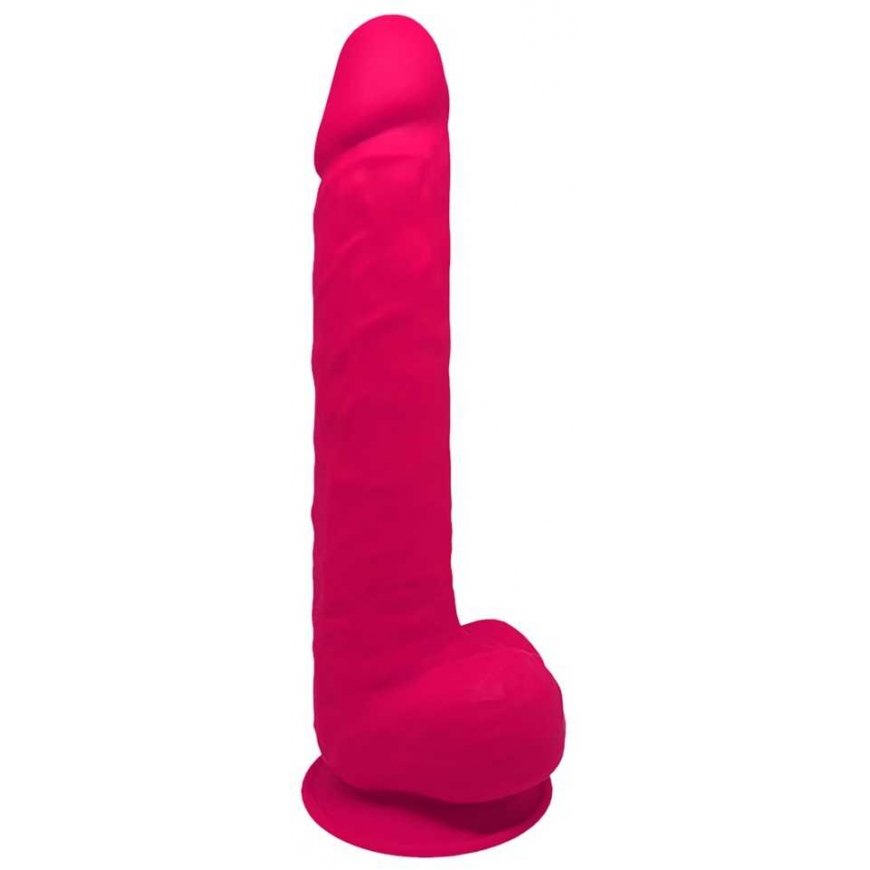 Orion SILEXD - MODEL 1 REALISTIC PENIS PREMIUM SILEXPAN SILICONE FUCHSIA 38 CM – 4