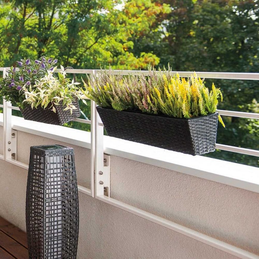 Doniczka su wkładem 60 x 16 x 14 cm PATIO