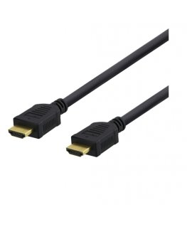 Deltaco HDMI-1030D HDMI kabelis 3 m HDMI Type A (Standard) Melns