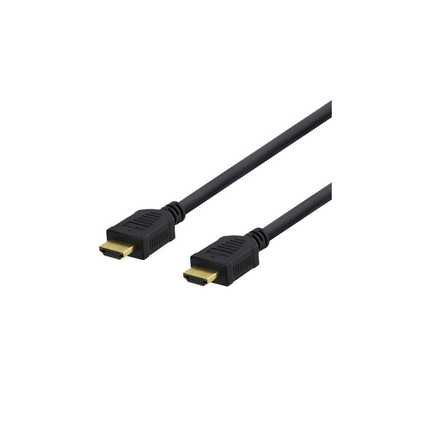 Deltaco HDMI-1030D HDMI-kaabel 3 m HDMI tüüp A (Standard) Must
