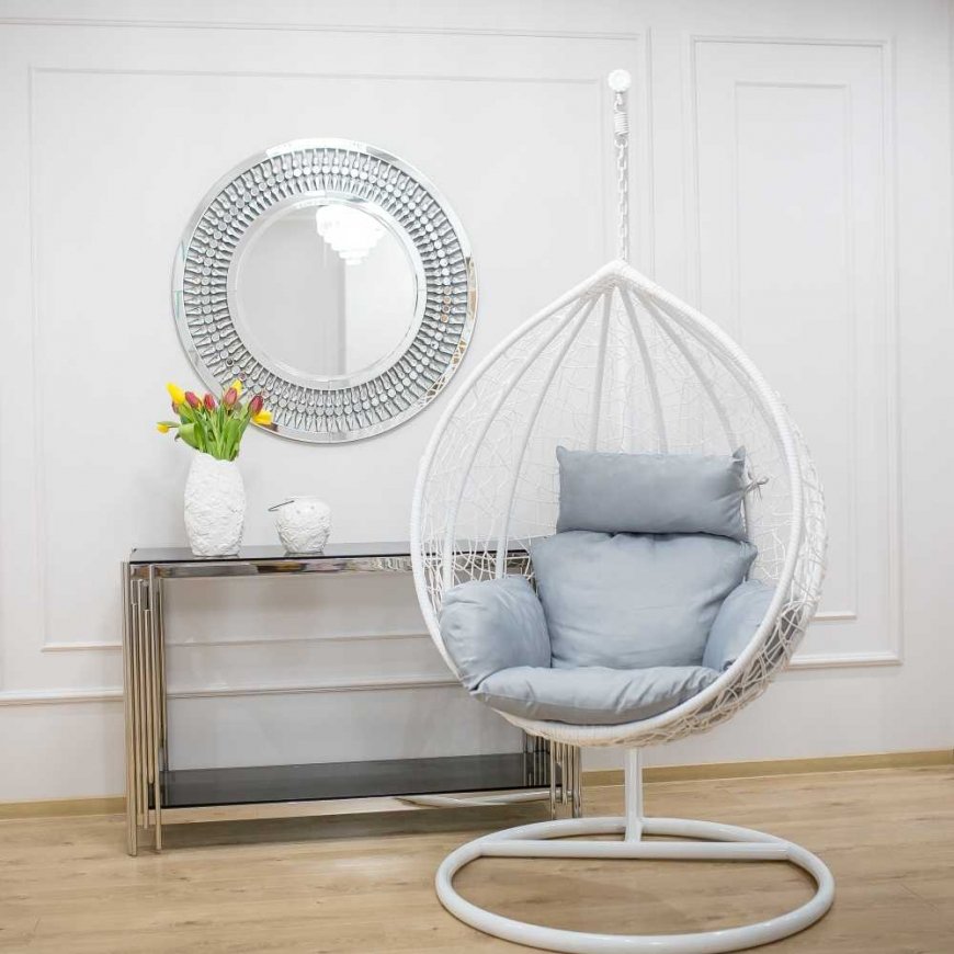 Fotel wiszący cocoon Fabien white PATIO