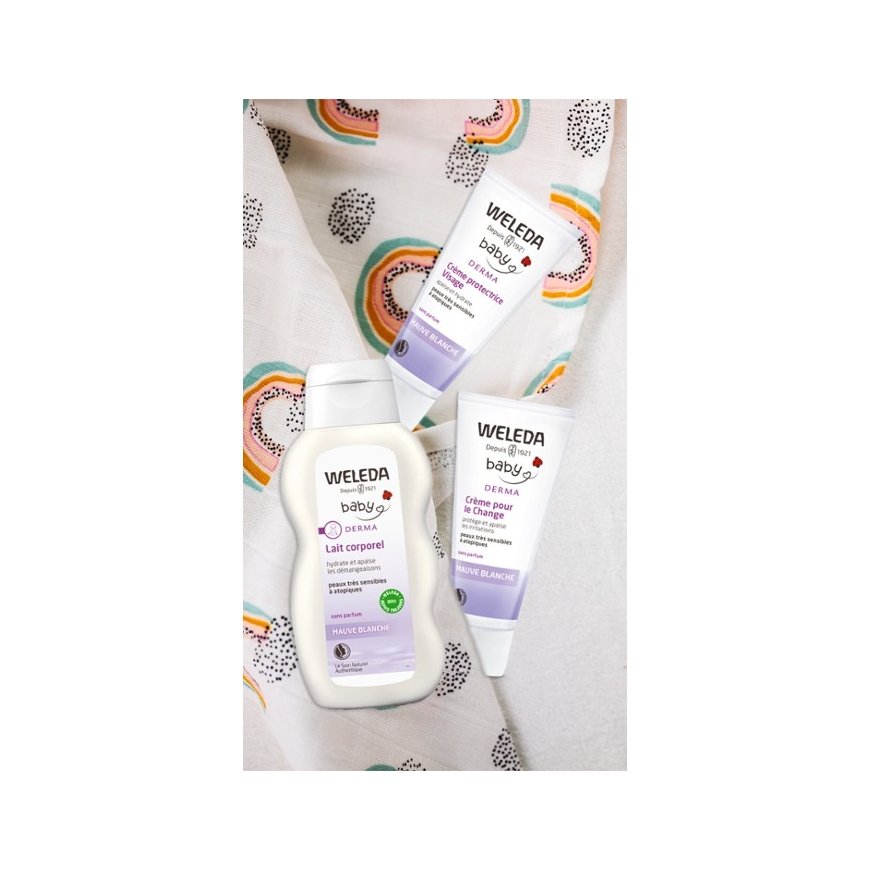 Weleda 4001638096829 Vauvan voide ja maito Vauvan vartalovoide 200 ml – 2