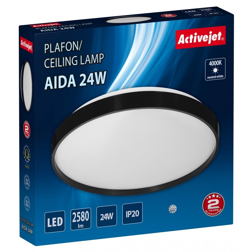 Activejet LED lubinis šviestuvas AJE-AIDA 24W – 4