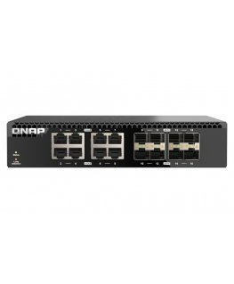 QNAP QSW-3216R-8S8T võrgulüliti Mittejuhitav L2 10G Ethernet (100/1000/10000) Must