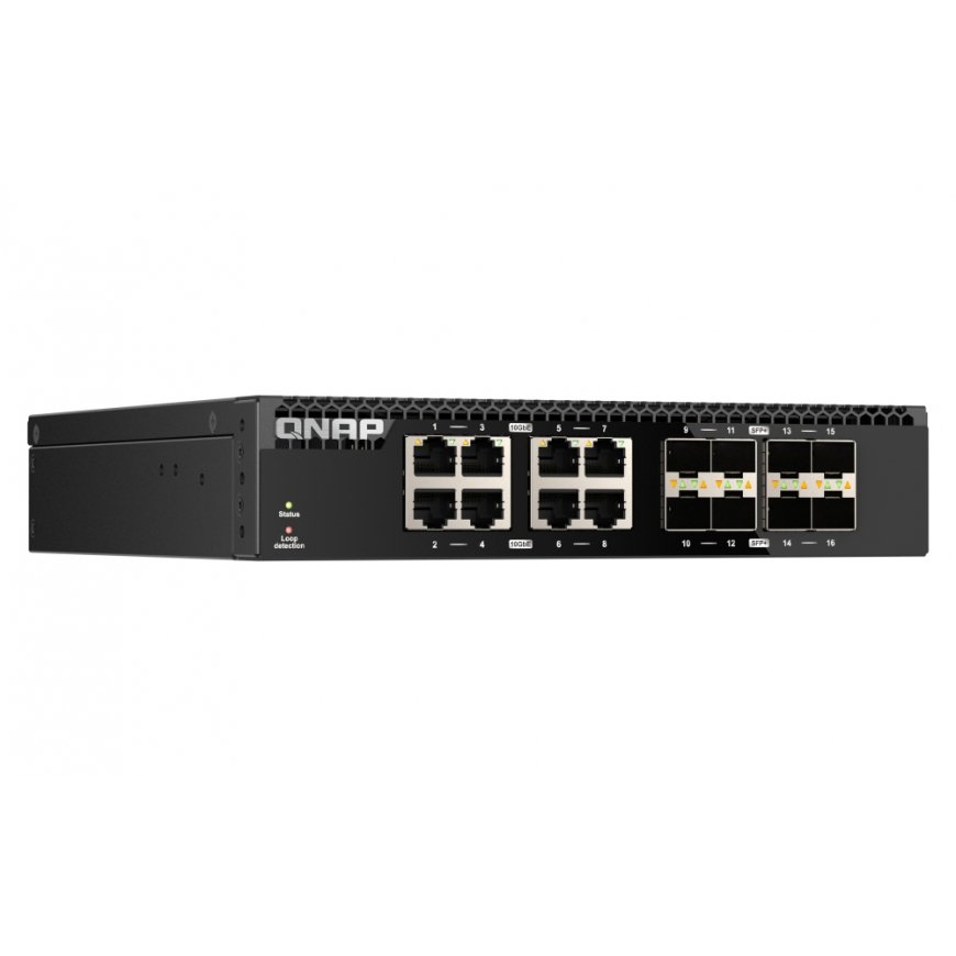 QNAP QSW-3216R-8S8T võrgulüliti Mittejuhitav L2 10G Ethernet (100/1000/10000) Must – 3