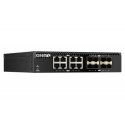 QNAP QSW-3216R-8S8T võrgulüliti Mittejuhitav L2 10G Ethernet (100/1000/10000) Must