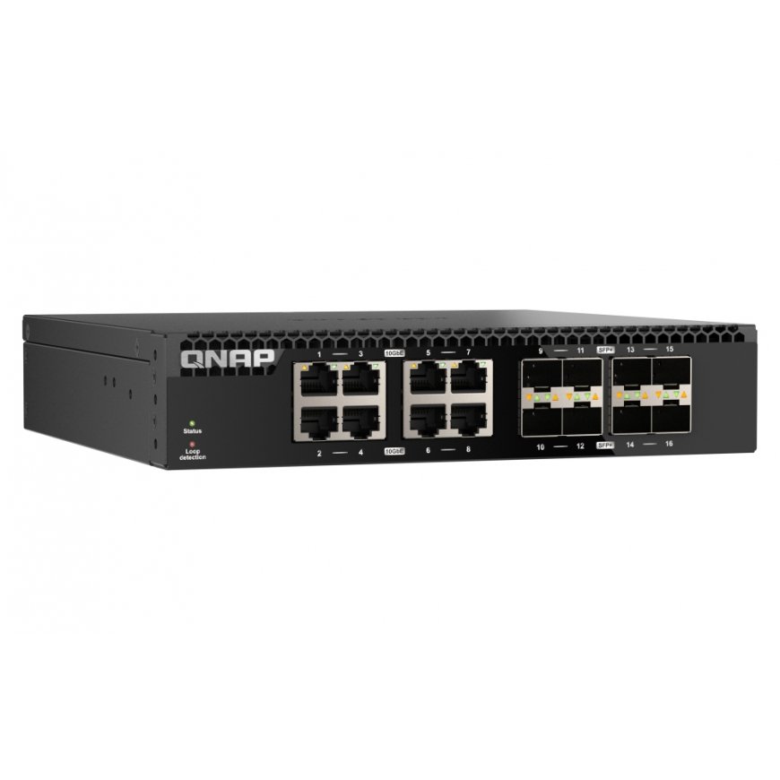 QNAP QSW-3216R-8S8T tinklo komutatorius Ne-valdomas L2 10G Ethernet (100/1000/10000) Juoda – 5