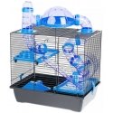 INTER-ZOO Rocky + Terrace mėlynas - cage for a hamster INTER-ZOO Rocky + Terrace mėlynas - cage for a hamster