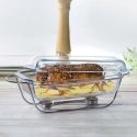 Naczynie żaroodporne with podgrzewaczem Saule 3.9 l silver AMBITION