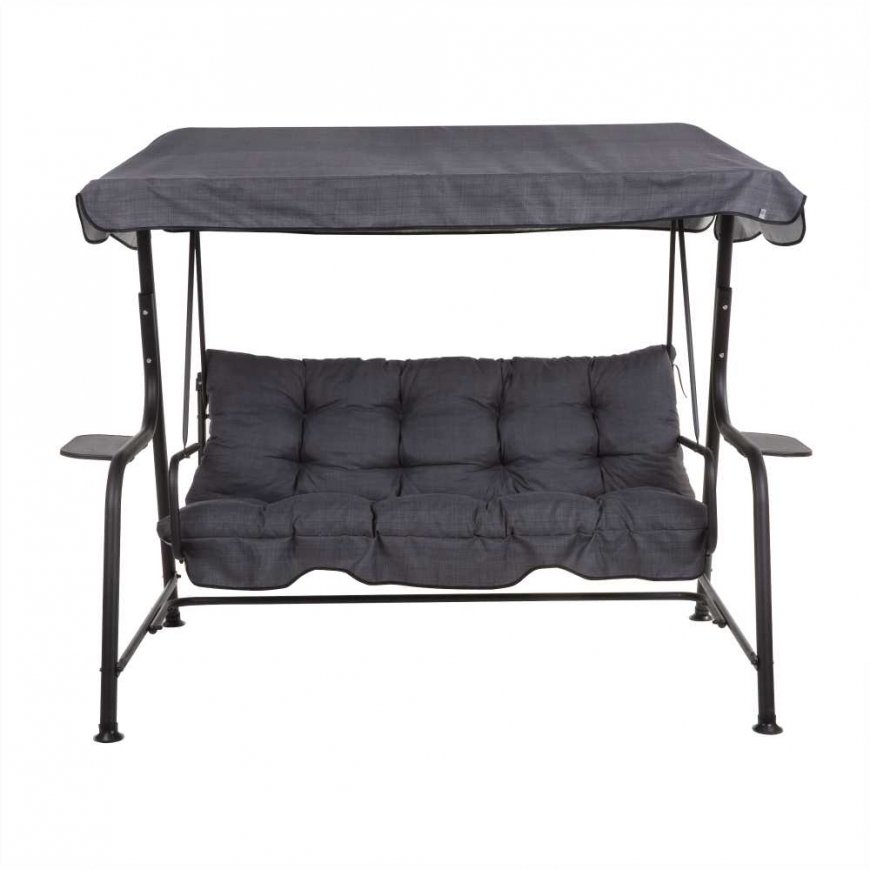 Patio Huśtawka ogrodowa Hawaii Black Edition