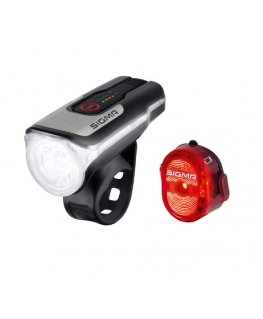 Sigma Sport Aura 80 + Nugget II Set Rear lighting + Front lighting (set) LED