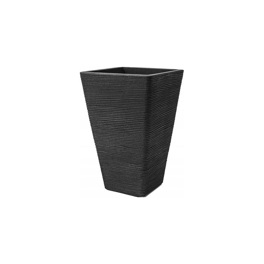 Donica ogrodowa kwadrowa 35 x 35 x 55 cm anthracite PATIO – 2