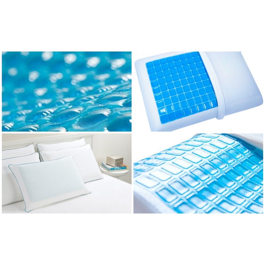 QMED orthopaedic pillow with cooling gel - shape memory (COMFORT GEL PILLOW) – 4