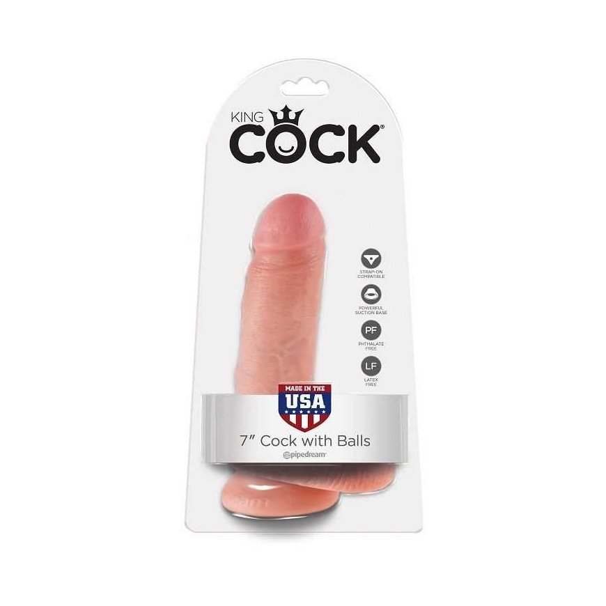 Pipedreams KING COCK 7" COCK THROWER WITH BALLS 17.8 cm