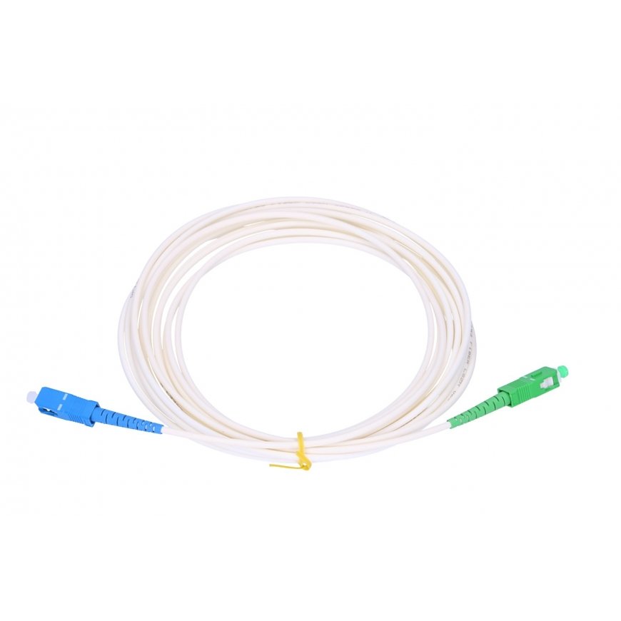 Extralink Потч-корд SC/UPC-SC/APC LSZH, Одномодовый, Simplex, G.657B3, 3 мм, Easy Flex, 20m