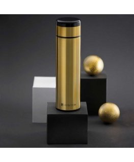AMBITION bottle termiczna ze stali naznez Indi 420 ml golden
