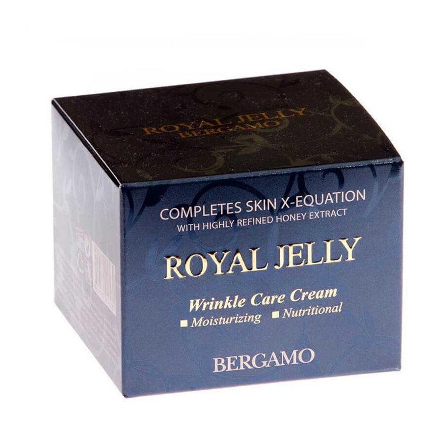 Przeciwzmarszczkowy krem do twarzy su mleczkiem pszczelim BERGAMO ROYAL JELLY, 50 ml – 3