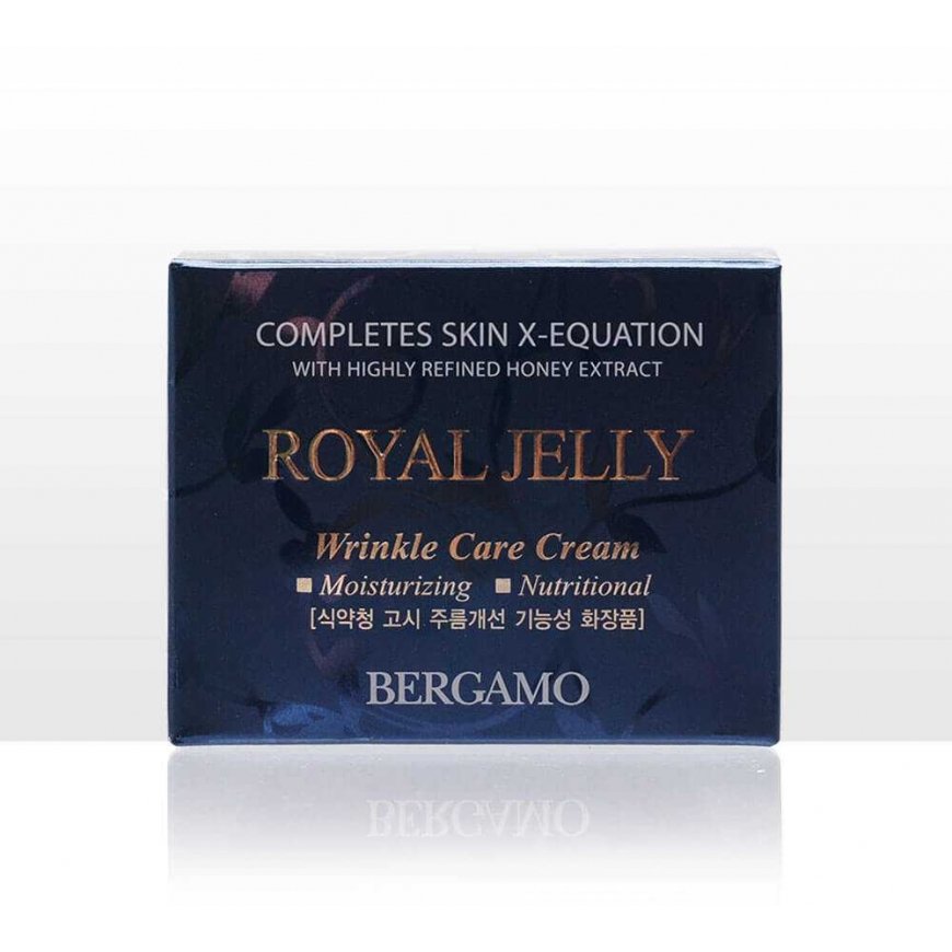 Przeciwzmarszczkowy krem do twarzy with mleczkiem pszczelim BERGAMO ROYAL JELLY, 50 ml – 4