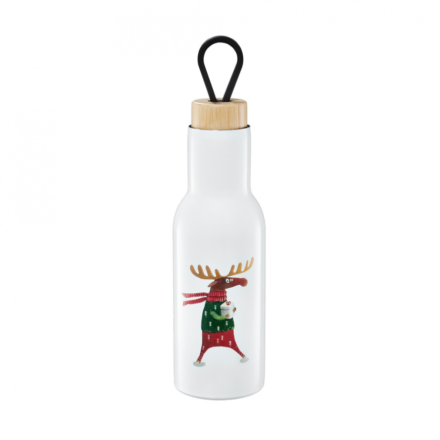 Bottle termiczna Forest Łoś 400 ml AMBITION