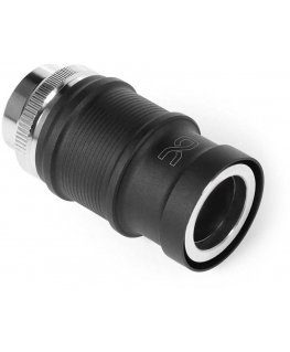 Alphacool ES Schnellverschluss BLH1A PushIn Female IG (chrome/black (matt))