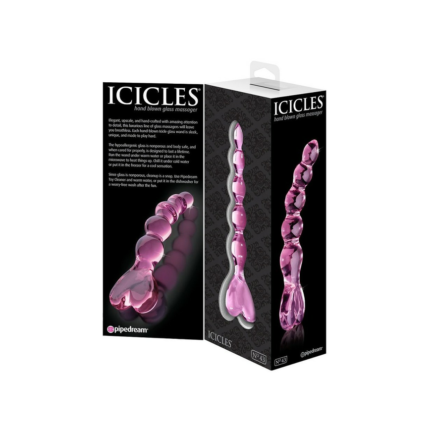 Pipedream Rožinė Icicles No. 43 Rožinė – 3