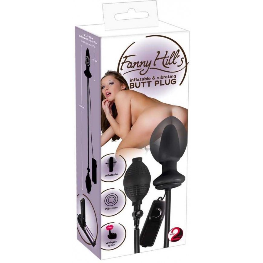 Seven creations Fanny Hill's Butt Plug black – 2