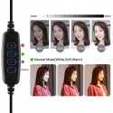 Puluz Blogger set with LED ring lamp, stand, phone holder and microphone Puluz Blogger set with LED ring lamp, stand, phone holder and microphone