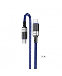 KAKUSIGA KSC-696 USB-C - USB-C charging cable 60W | 120 cm blue