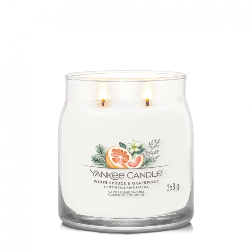Yankee Candle White Spruce & Grapefruit vahaküünal Silinder Valge 1 tk – 2