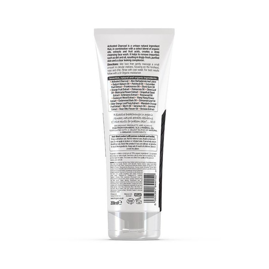 Dr Organic Charcoal Cleansing cream Women 200 ml – 3