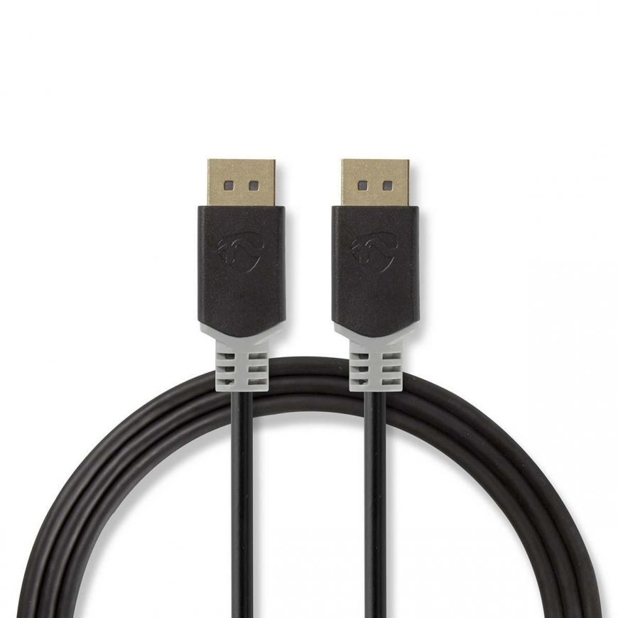 Nedis CCBW37014AT20 „DisplayPort“ kabelis 2 m Antracitas, Pilka