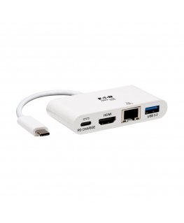 Tripp Lite U444-06N-H4GU-C USB ekrano adapteris 3840 x 2160 pikseliai Balta