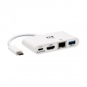 Tripp Lite U444-06N-H4GU-C USB-C Multiport Adapter - 4K HDMI, USB 3.x (5Gbps) Hub Port, GbE, 60W PD Tripp Lite U444-06N-H4GU-C USB-C Multiport Adapter - 4K HDMI, USB 3.x (5Gbps) Hub Port, GbE, 60W PD
