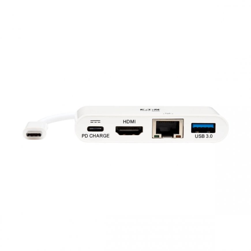 Tripp Lite U444-06N-H4GU-C USB графический адаптер 3840 x 2160 пикселей Белый – 3