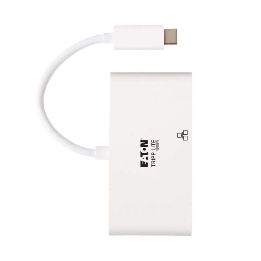 Tripp Lite U444-06N-H4GU-C USB ekrano adapteris 3840 x 2160 pikseliai Balta – 4