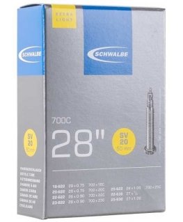 Schwalbe tube 28" SV20 18/25-622 valve 50 mm extralight