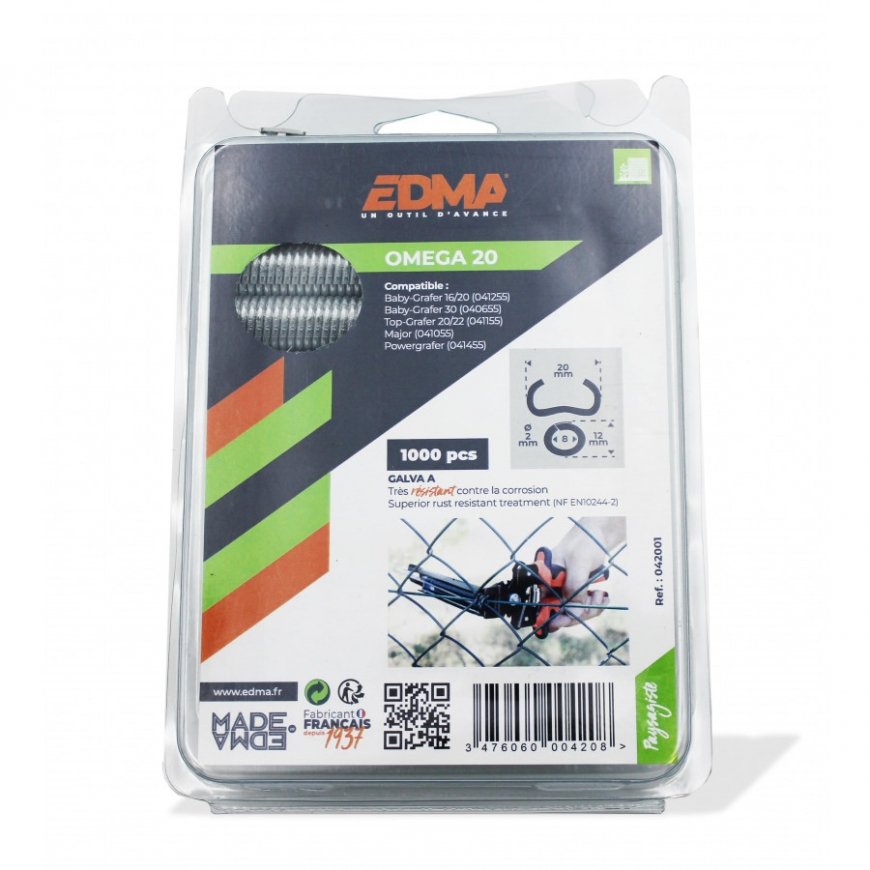 EDMA 042001 savienojuma klipsis 200 pcs