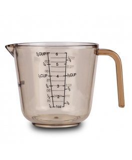 measuring jug 0,25L Mario Ø8,5x11,5cm transparent