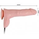 LYBAILE Inflateable Dildo Vibrating TPR Material Flesh 18,8 cm LYBAILE Inflateable Dildo Vibrating TPR Material Flesh 18,8 cm