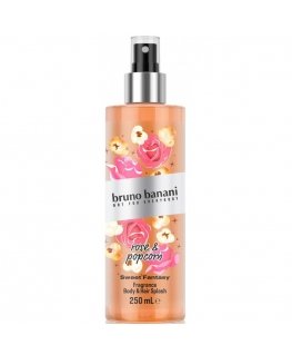 BRUNO BANANI Body Mist Candy Fantasy Body Mist Popcorn & Rose 250 ml