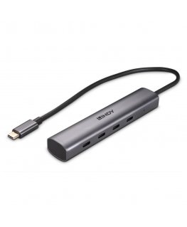 Lindy 43384 jaotur USB tüüp-C 10000 Mbit/s Hall