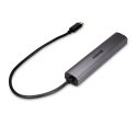 Lindy 43384 interfeisa centrmezgls USB Veids-C 10000 Mbit/s Pelēks Lindy 43384 interfeisa centrmezgls USB Veids-C 10000 Mbit/s Pelēks