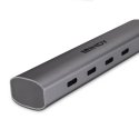 Lindy 43384 interfeisa centrmezgls USB Veids-C 10000 Mbit/s Pelēks Lindy 43384 interfeisa centrmezgls USB Veids-C 10000 Mbit/s Pelēks