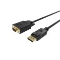 UNITEK Y-5118F video kabeļu aksesuārs 1,8 m VGA (D-Sub) DisplayPort Melns UNITEK Y-5118F video kabeļu aksesuārs 1,8 m VGA (D-Sub) DisplayPort Melns