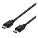 Deltaco DP-1015D DisplayPort kabelis 1,5 m Melns Deltaco DP-1015D DisplayPort kabelis 1,5 m Melns