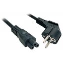Lindy 3m, CEE 7/7 - IEC 320 C5 Черный CEE7/7 Разъем C5 Lindy 3m, CEE 7/7 - IEC 320 C5 Черный CEE7/7 Разъем C5